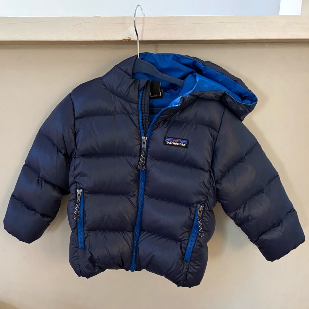 Patagonia Toddler Navy and Blue Jacket